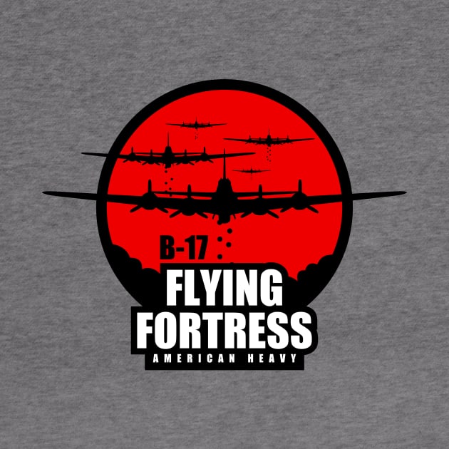 B-17 Flying Fortress (small logo) by Tailgunnerstudios